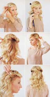 Coiffure cheveux frisés mi long. 12 Jolies Idees De Coiffures Pour Cheveux Mi Longs So Busy Girls