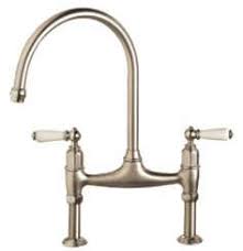 It does not sell bathroom faucets. Franke Manor House Bridge Faucet