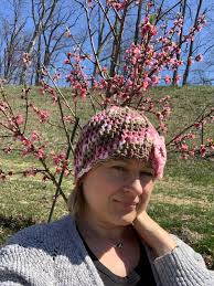 Baby Flower Hat Crochet Pattern, Cherry Blossom Hat, Spring Flower Beanie  Pattern, Newborn Photo Props, Download PDF, Sakura Flower Hat