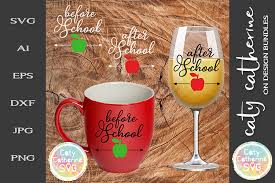 Download Before School After School Teacher Svg Coffee Wine Funny 243931 Svgs Design Bundles
