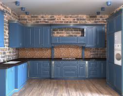incorporating blue colors into kitchen