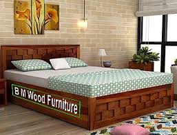 A great way to add a big dose of style to your room while doing the environment a favor. Bm Wood Furniture Single Size Sheesham Wood Bed 6 4 Feet With Storage Honey Teak Finish Brown Amazon In Furniture