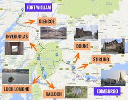 Entendiendo que los paisajes de escocia tales como islas, lagos míticos son aptos para realizar recorridos por. Ruta Por Escocia Edimburgo Fort William Mapa Que Ver Video