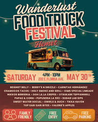 Wanderlust Food Truck Festival - Hemet — Festival food truck in Hemet, California