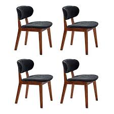Solid wood dining chairs set of 4. Solid Wood Dining Chairs Modern Lounge Seat Simple Kitchen Chair For Household Restaurant Cafe Leisure Solid Wood Dining Chairs Simple Seating Dining Chairs