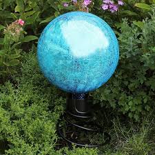 Glistening mosaic hanging gazing ball $60.00. Achla Designs Helix Gazing Globe Ball Stand Garden Sculptures Statues Patio Lawn Garden Rayvoltbike Com