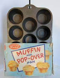 Vintage Wagner Ware Cast Iron Muffin And Pop Over Pan 1323 Wagner Cast Iron It Cast Vintage Cookware