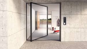 Exterior frameless sliding patio doors. Glass Swing Doors Pivot Door System Sky Frame Global
