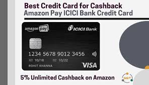 This is an excellent credit card as its free for lifetime, gives up to 5% cashback on amazon shopping and 1% cashback on other shopping. Amazon Pay Icici Bank Credit Card Best Shopping And Cashback Credit Card