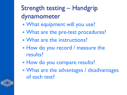 How to conduct the test. File Mrgillpe Com