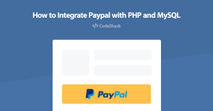 Register a free account with paypal receive international payments. Shopping Cart System With Php And Mysql