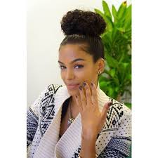 All braids hair chignon for women black braided hair extension synthetic new bun. Small Curly Bun Hairstyle For Black Women Natural Hair Styles Hair Styles Curly Hair Styles Naturally