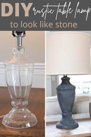 Diy Rustic Table Lamp Pottery Barn Faris Lamp Dupe The Lived In Look Rustic Table Lamps Rustic Diy Diy Porch Decor