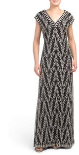 Metallic Chevron Dress New Arrivals T J Maxx Chevron Dress Dresses Clothes For Women
