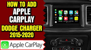 Used this to put a double din stereo in my 2006 dodge ram 1500, that needed some sprucing up. Dodge Charger Apple Carplay 2015 2019 Dodge Charger Uconnect 8 4 Apple Carplay Android Auto Upgrade Now At 1730 Bedford Ma Bluedodge Com