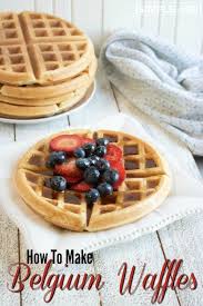 Simple Belgium Waffle Recipe Simple At Home Belgium Waffle Recipe Waffle Maker Recipes Belgium Waffles