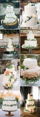 Beautiful Floral Greenery Wedding Cake Ideas For 2017 Simple Wedding Cake Wedding Cake Inspiration Floral Wedding Cakes