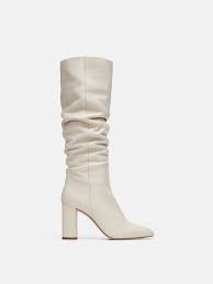 56% off socofy retro colorful printed flowers pattern embossed stitching comfortable zipper high heel boots 0 review cod. This Is Anna Wintour S Favorite Boot Trend Who What Wear Boots Leather Boots Heels Popular Boots