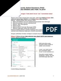 Menjelaskan bagaimana cara input data pada aplikasi krisna dak 2021 Faq Aplikasi Krisna Dak 26032018