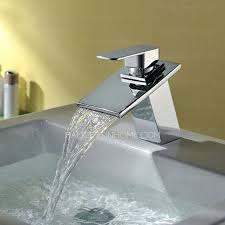 high end waterfall sloped square shaped