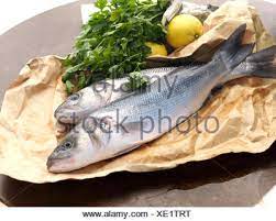 Bar noir — europäischer wolfsbarsch europäische wolfsbarsche (dicentrarchus labrax) systematik teilklasse. Fisch Branzino Oder Europaische Wolfsbarsch Roh Stockfotografie Alamy