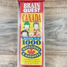 An update to google's expansive fact database has augmented its ability to answer questions about animals, plants, and more. Brain Quest Trivia Canada 1 000 Questions And Answers Canadian History Age 4 8 Ebay