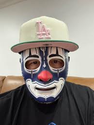 Shop my limited edition iconic Clown Mask in collaboration with the MLB®.  The Mask symbolizes the winning and the losing in life. Available now in  your team colors.