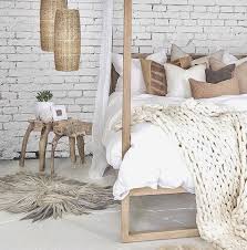 We look at 30 extraordinary bedrooms that use textures to great effect. Inspired Spaces Bedroom Exposed Brick Wall Painted Brick Wall White Brick Wall Neutral Bedroom Home Decor Home Bedroom Bedroom Inspirations