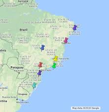 The island is named isola de brazil. Brazil Political Map Google My Maps