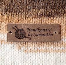 Custom clothing labels, leather tags, leather labels, leather tags for crochet, labels for handmade items, leather tags for knitting, 25 pc. 30 Sew On Clothing Labels Personalized Australia Sew At Home