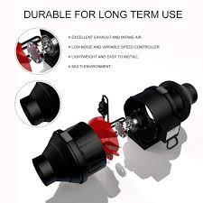 Ge 5kcp39jg furnace blower motor. Tophort 4 Inch Inline Duct Fan 190 Cfm Blower Fan With Variable Speed Controller Hvac Blower For Ventilation Hvac Blowers