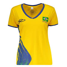 O melhor do voleibol na futfanatics. Camisa Olympikus Brasil Volei Cbv 2016 Feminina Amarela Futfanatics