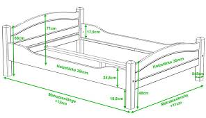 Zwei einzelbetten nebeneinander werden zum doppelbett. Massivholz Bett 180x200 Doppelbett Kiefer Hohes Fussteil Massivholzmoebel Experte