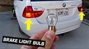 How To Replace Rear Brake Light Bulb On Bmw E90 E91 Youtube