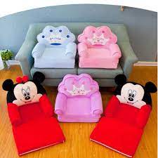 foldable baby kids cartoon crown sofa seat children princess chair neat puff skin children lazy backrest plush seats cushion kids stool baby seat kids couch