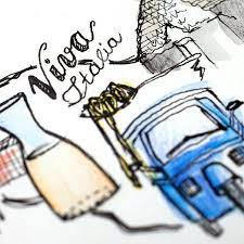 zwei kleine italiener stiftscherepapier zweikleineitaliener italia illustration handmade viva urlaub illustration papier italien