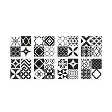 Black And White Peel And Stick Backsplash Tile Smart Tiles Vintage Bilbao 9 In W X 9 In H Black And White Peel And Stick Self Adhesive Mosaic Wall Tile Backsplash 4 Pack Sm1090g 04 Qg With Images Smart Tiles Stick On Tiles