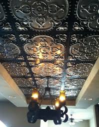 27 Embossed Ceiling Tiles Add Elegance To A Room Faux Tin Ceiling Tiles Ceiling Design Faux Tin