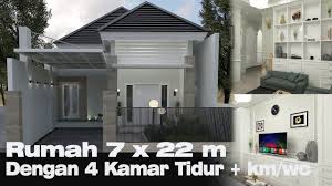 Desain rumah mungil kompleks dengan garasi dan taman. Desain Rumah Petak Pintu Utama Hadap Samping Cek Bahan Bangunan