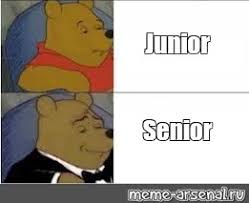 The duo consisted of jesper junior mortensen (vocals, guitar, keyboards, bass guitar, drums, percussion) (born 7 february 1979) and jeppe senior laursen (vocals, programming) (born 25 december 1977). Somics Meme Junior Senior Comics Meme Arsenal Com
