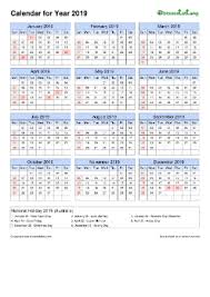 In 2019, malaysia recorded 50 of public holidays in a calendar year. 2019 Holiday Calendar Holidayportrait Orientation Free Printable Templates Free Download Distancelatlong Com