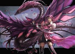 Black And Purple Dragon Pokemon Akiza Izinski The Black Rose Dragon Desktop Nexus Wallpapers Anime Charakter Anime