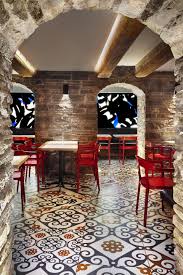 Barsa Taberna Restaurant Flooring Restaurant Interior Design Restaurant Tiles
