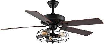 Outdoor ceiling fans are a variety of fans that are especially designed for installation and use in the outdoors, whether it is a park or your backyard. Wingbo Indoor Outdoor Ceiling Fan With Led Light And Remote Control Verse 48 Inch Ceiling Fans Tools Home Improvement Urbytus Com