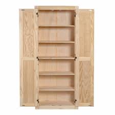 Kitchen Pantry Storage Cabinet Unfinished Pine Wood Organizer 6 Shelves 72 H Kitchen Pantry Storage Cabinet Pantry Cabinet Diy Pantry Cabinet