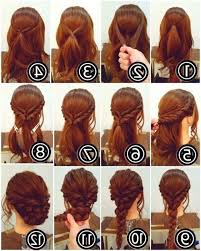 Thick and lengthy tresses can be plaited into some fabulous chunky dutch braids. Easy Updos For Medium Hair Pinterest Hair Long Hair Styles Medium Hair Styles