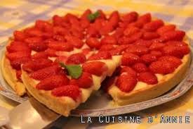 Recette Tarte Aux Fraises Avec Creme Patissiere La Cuisine Familiale Un Plat Une Recette Recette Recette Tarte Aux Fraises Tarte Aux Fraises Recette Tarte
