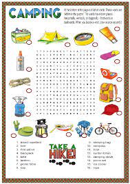 8 Free Kids Printables To Take Camping Diy Thought Word Search Kids Word Search Printables Free Kids Printables Kids