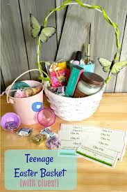 Whether you are filling easter baskets or sending a care package to college, make sure you include treats as an easter gift for teens! Easter Egg Hunt Clues For An Older Child Teenage Easter Basket Fun