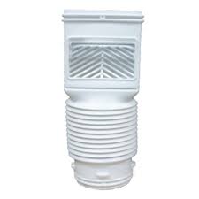 Invisaflow Flex Grate White Downspout Filter 4490 The Home Depot Rain Water Collection System Gutter Drainage Downspout